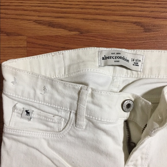 Abercrombie kids white pant size 14s - Picture 4 of 5